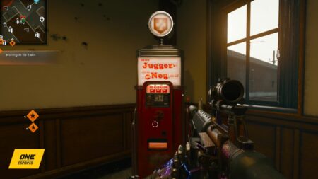 Jugger-Nog Perk-a-Cola machine on Liberty Falls in Black Ops 6 Zombies