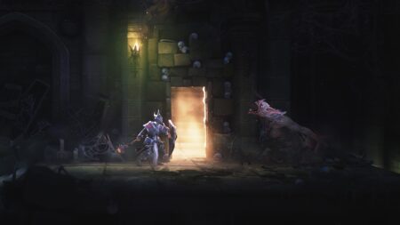 Mandragora Whispers of the Witch Tree beast fight screenshot