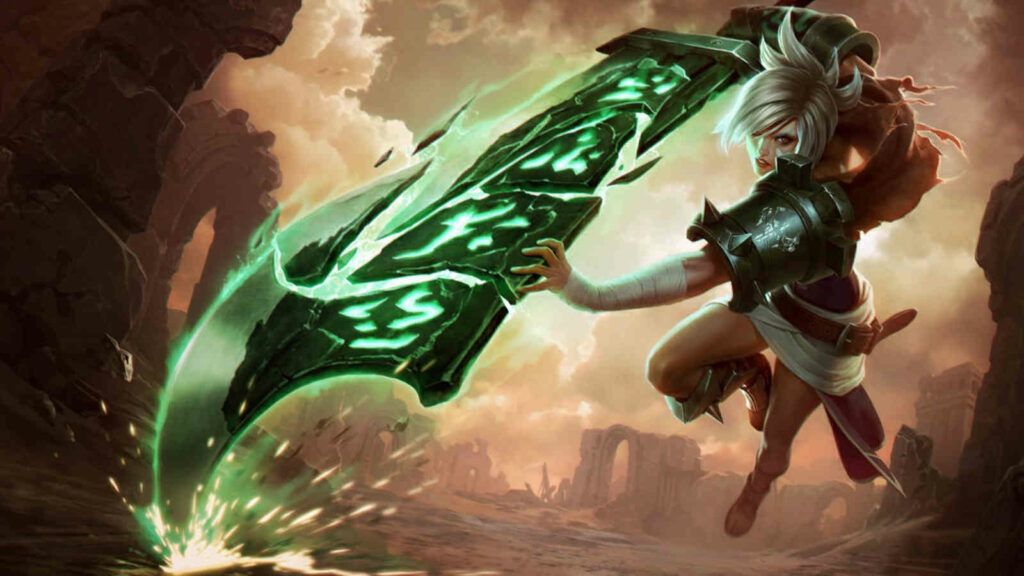 Papel de pantalla oficial de Splashart Riven