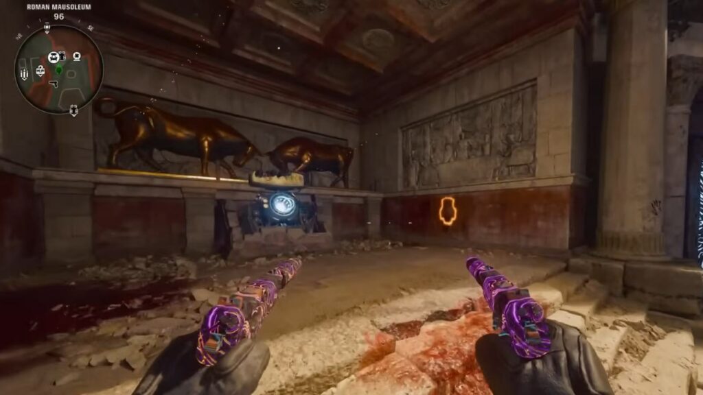 Black Ops 6 Zombies Golden Armor Emplacement