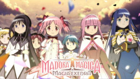 Puella Magi Madoka Magica Magia Exedra key visual