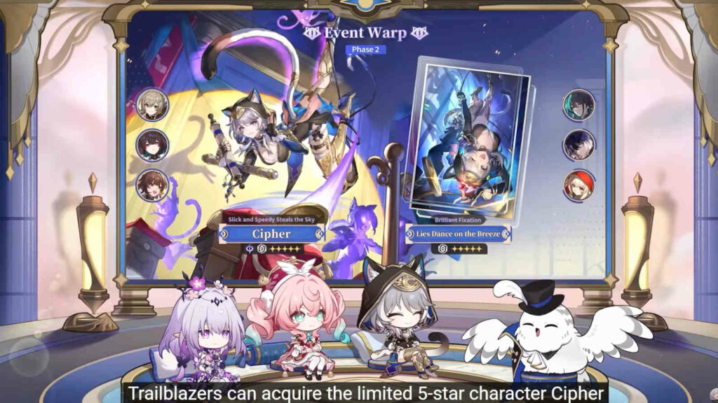 Honkai Star Rail 3.3 banners: List of characters, light cones, release date Honkai Star Rail 3.3 banner phase 2 - Cipher