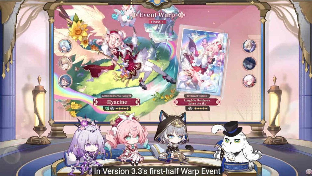 Honkai Star Rail 3.3 banners: List of characters, light cones, release date Honkai Star Rail 3.3 banner phase 1 - Hyacine