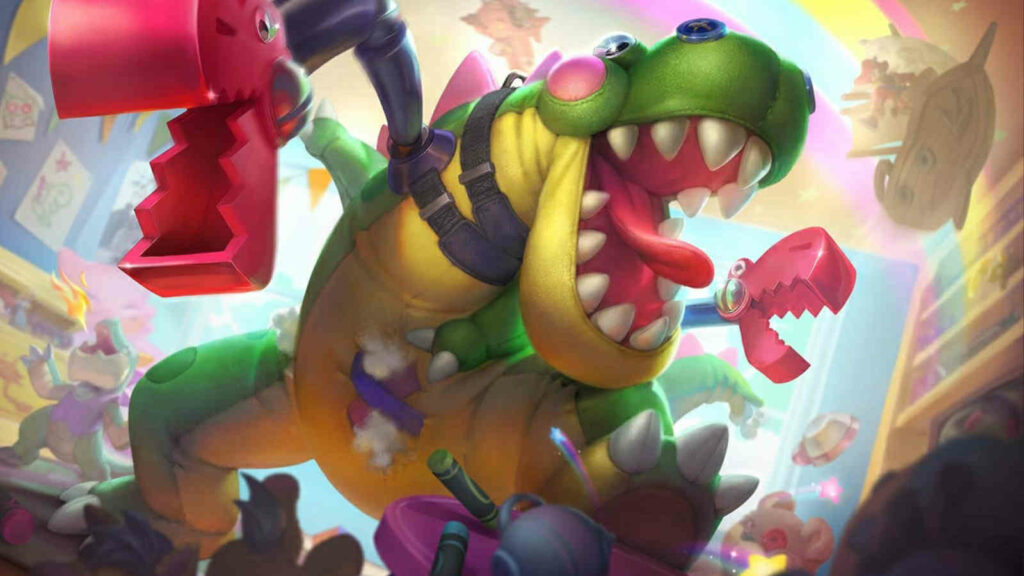 League of Legends patch 25.10 nerfs the strongest supports hard -- again Toy Terror Cho'Gath skin wallpaper