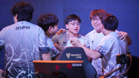 RRQ celebrating after winning VCT Pacific Stage 1 2025