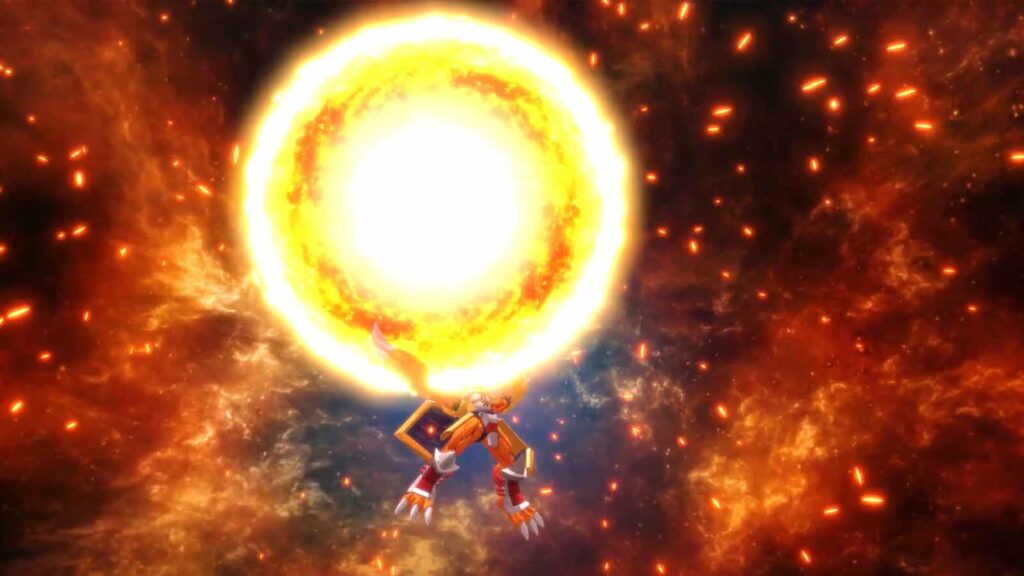 Digimon Story Time Stranger promises to deep dive into the connection between Digimon and humans WarGreymon in Digimon Story Time Stranger trailer