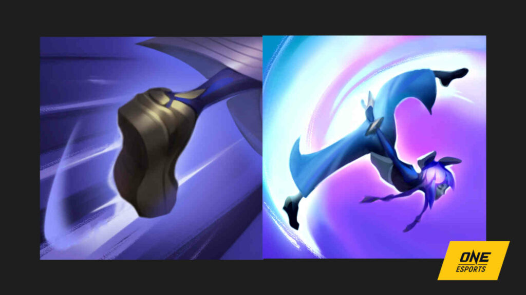All Yunara abilities in League of Legends Yunara E - Kanmei’s Steps / Untouchable Shadows
