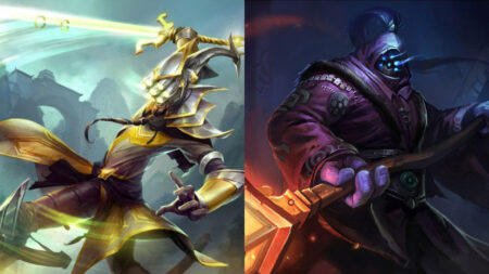 League of Legends champions Master Yi and Jax
