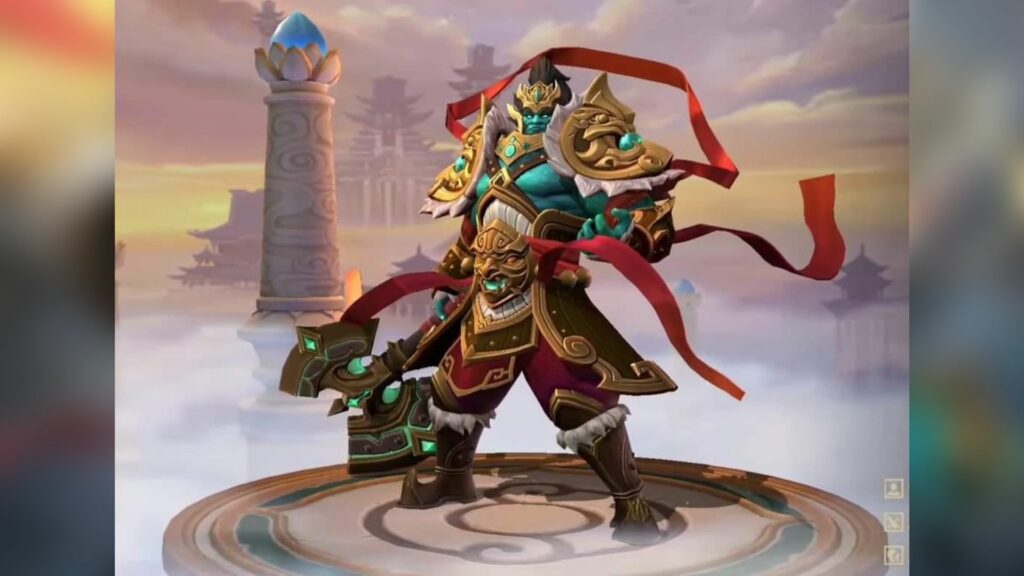 Skin Balmond God of Mountain hadirkan dewa perang kuno ke Land of Dawn