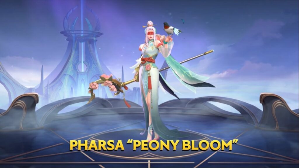 Mobile Legends: Bang Bang Peony Bloom Pharsa skin character model