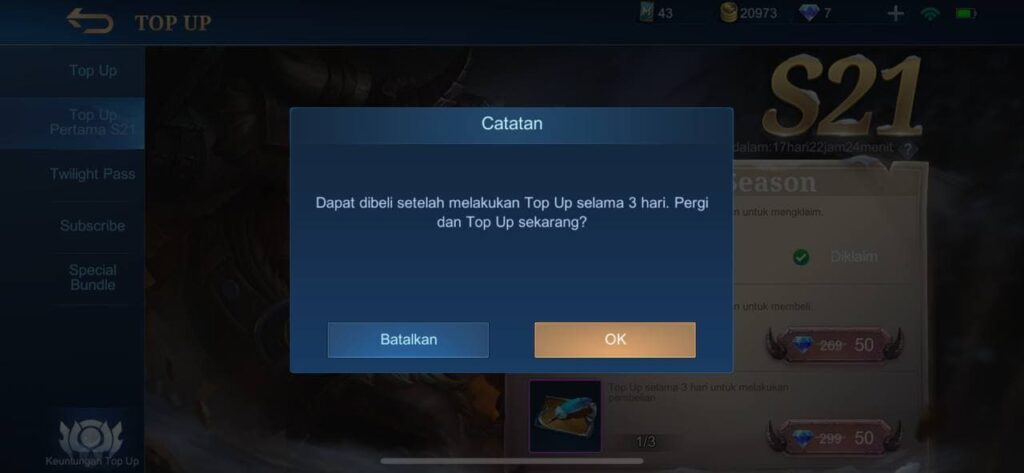 Cara ganti nickname Mobile Legends