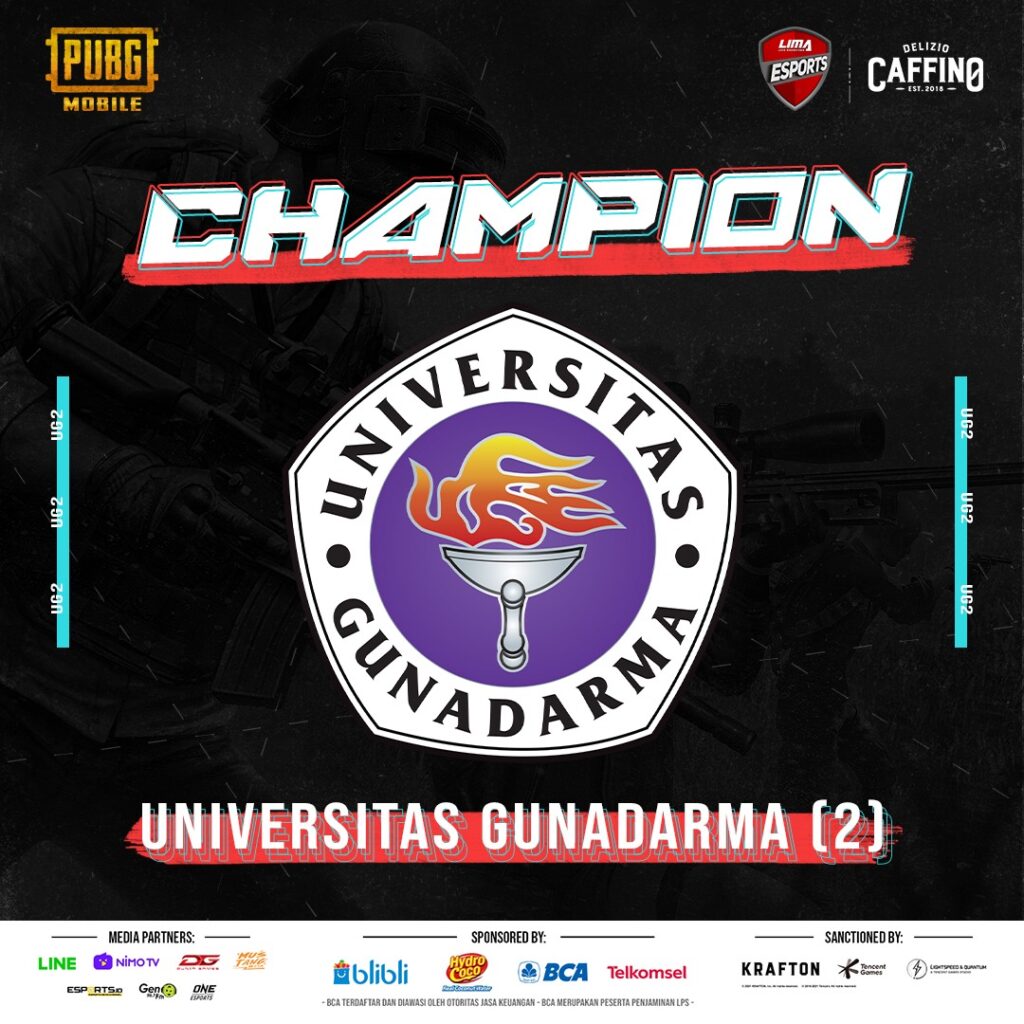 PUBG Mobile, LIMA Esports PUBG Mobile, Universitas Gunadarma UG-2