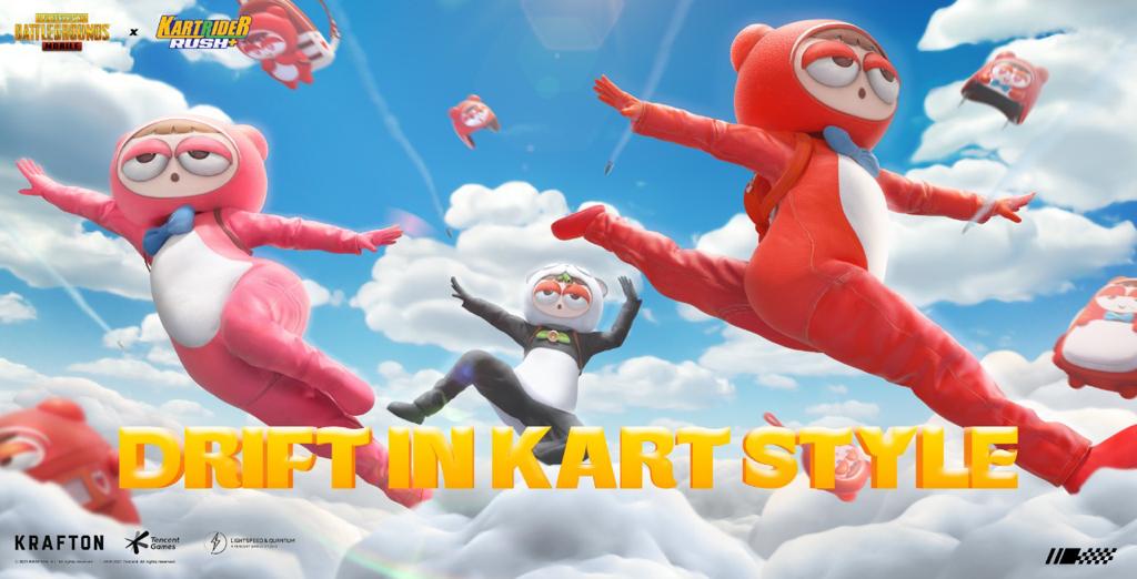 Kolaborasi PUBG MOBILE x KartRider Rush+