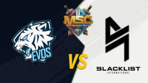 EVOS, pulbos sa Blacklist International sa upper bracket finals ng MSC 2021