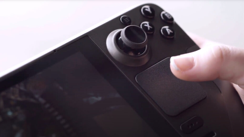 Dota 2 sa Steam Deck, na-testing na raw ni Gaben Steam Deck trackpad