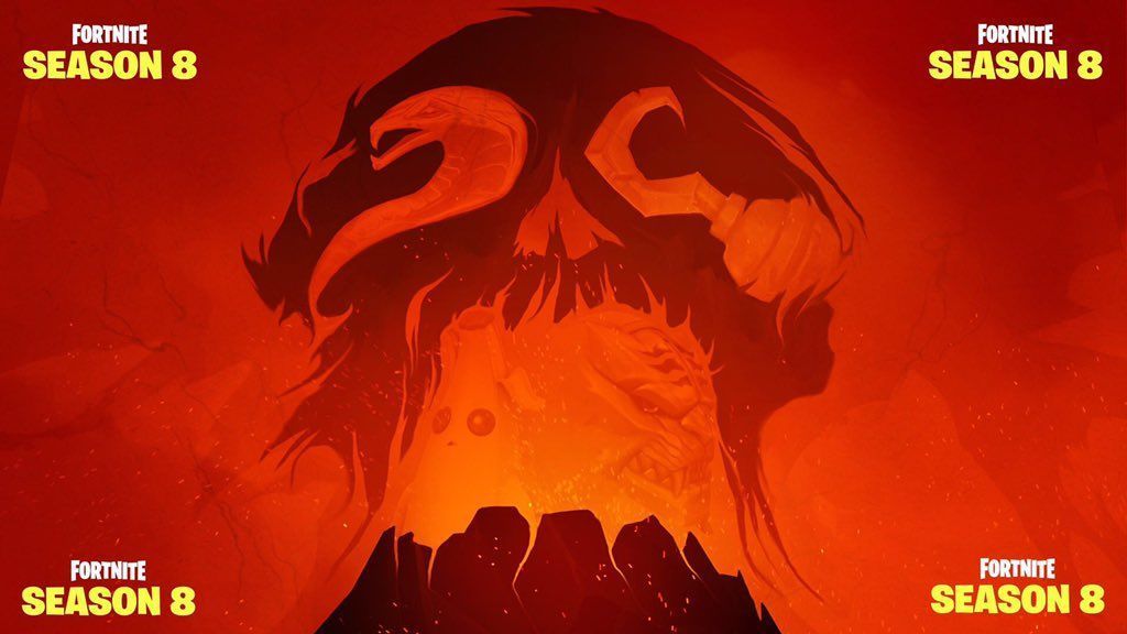 3rd Teaser Fortnite Season 8 Fortnite S Full Season 8 Teaser Features A Skull A Volcano And A Banana Man One Esports One Esports