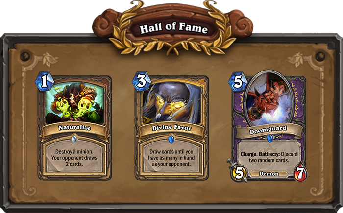 hall of fame hearthstone