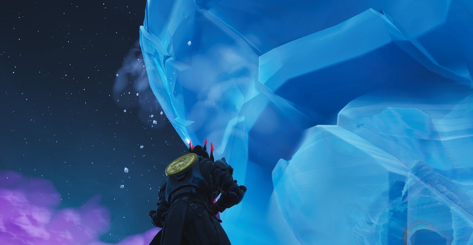 A giant eyeball has been spotted at the bottom of Fortnite's Polar Peak ...