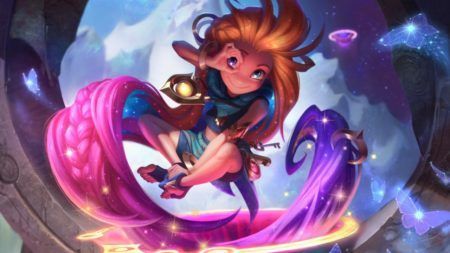 Splash Art of Zoe in League of Legends