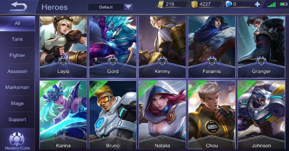 Небесный уровень mobile legends. Mobile Legends Char. Mobile Legends Heroes name. Mobile Legends Bang Bang user ID.