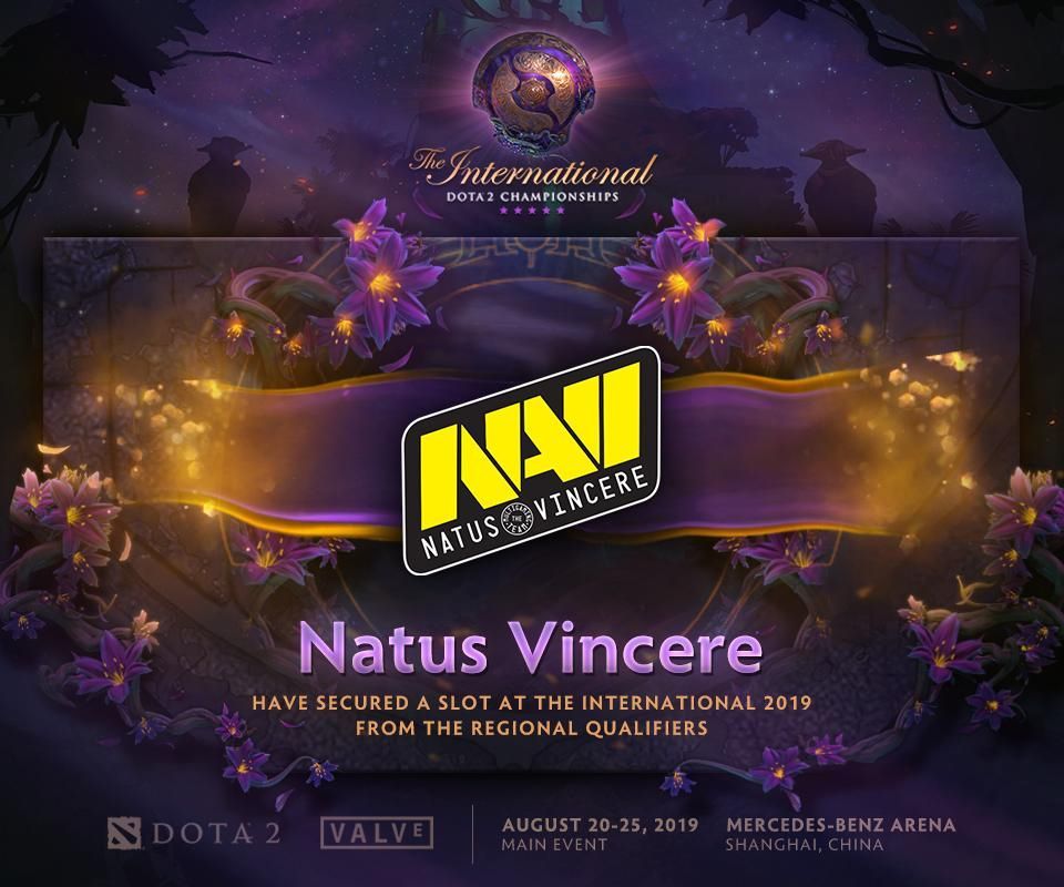 Na Vi Secures A Spot For This Year S Ti9 By Dominating The Cis Qualifiers One Esports One Esports