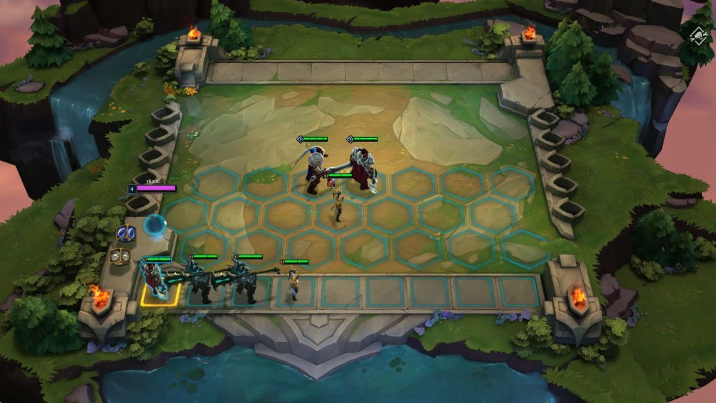 Teamfight Tactics (League of legends auto chess) Gameplay 