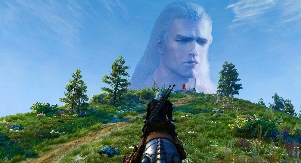 This The Witcher 3 mod replaces Geralt's face with Henry Cavill's