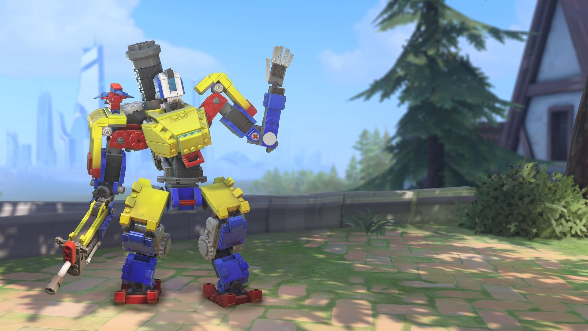 Lego overwatch mini sales bastion