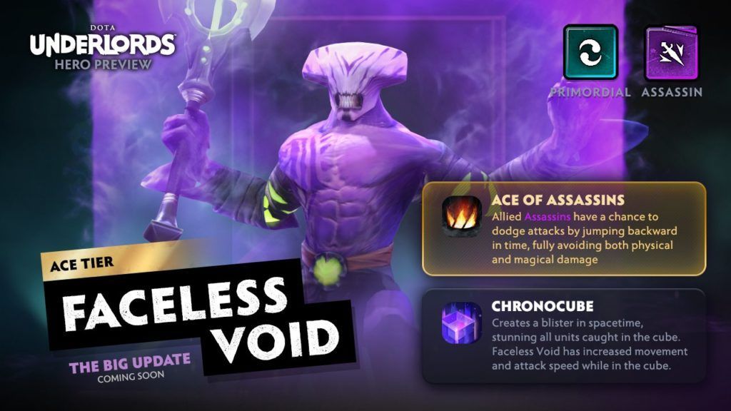 Dota Underlords' Big Update will add Io, Faceless Void, and daily hero Jail