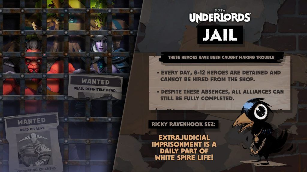 Dota Underlords' Big Update will add Io, Faceless Void, and daily hero Jail