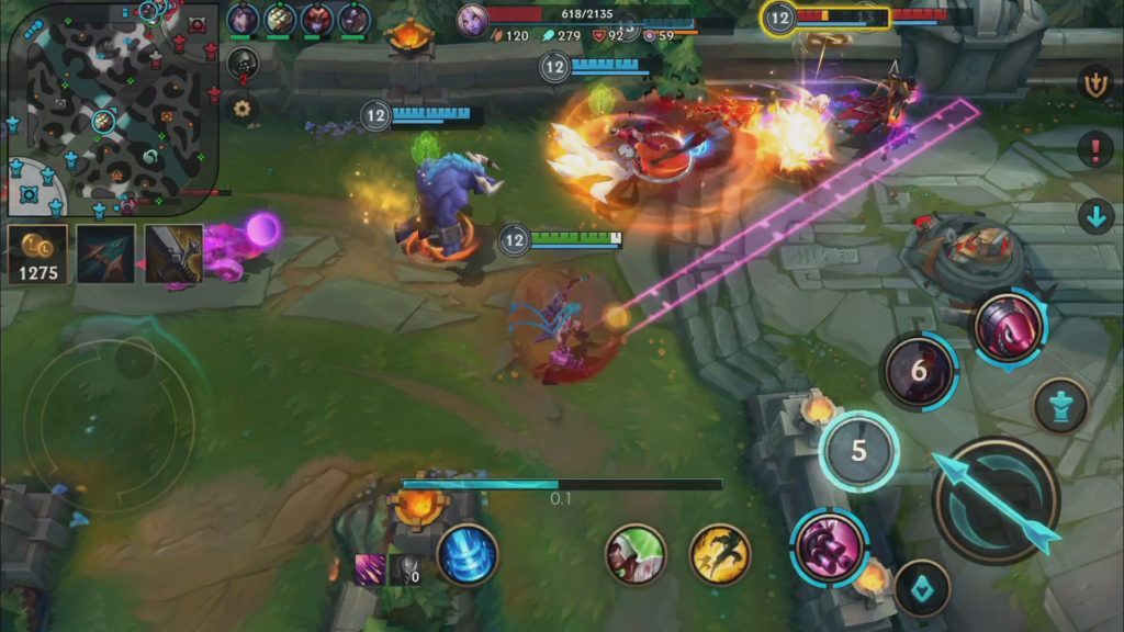 Riot Games revealed gameplay screenshots of League of Legends mobile  version