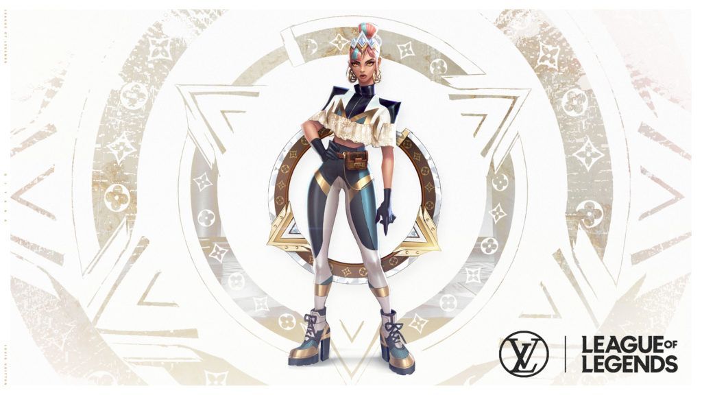 nikki in the league of legends x louis vuitton qiyana prestige