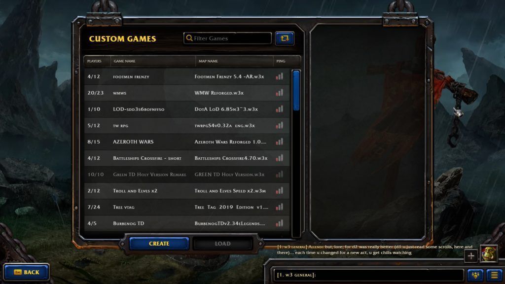 games like warcraft 3 custom games