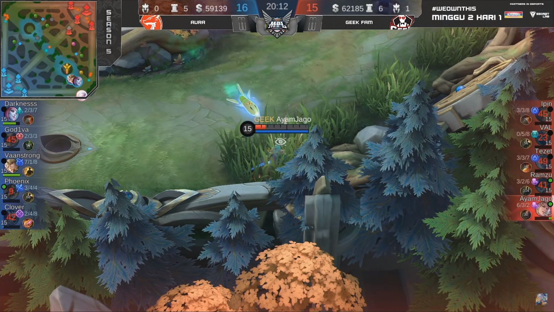 Vaanstrong Gets An Insane Wipeout Against Geek Fam One Esports