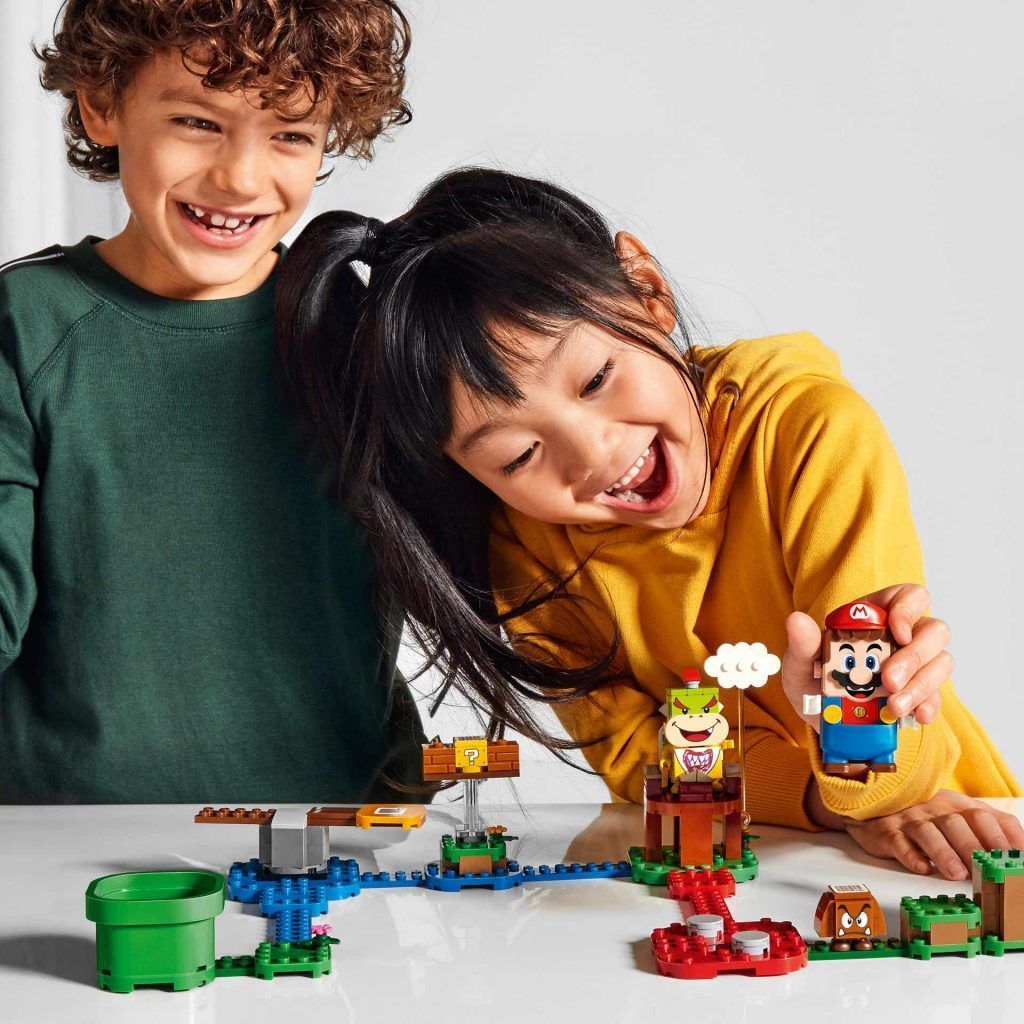 Lego Super Mario is basically Super Mario Maker in real life