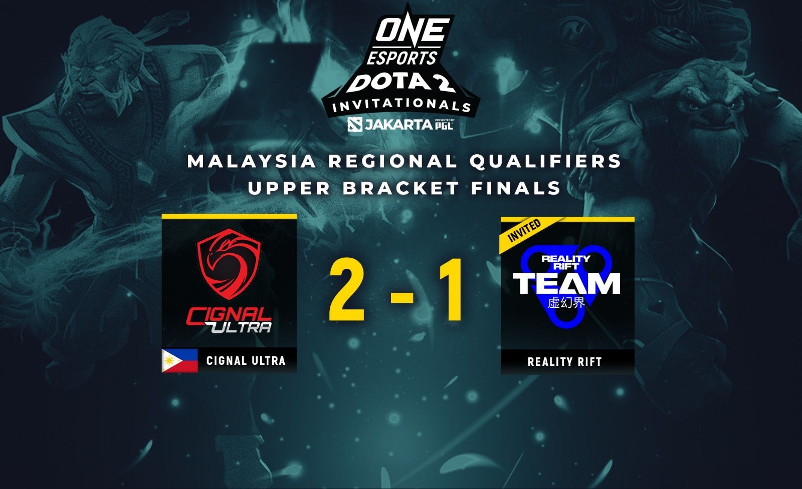 Cignal Ultra 集结以 2-1 击败 Reality Rift