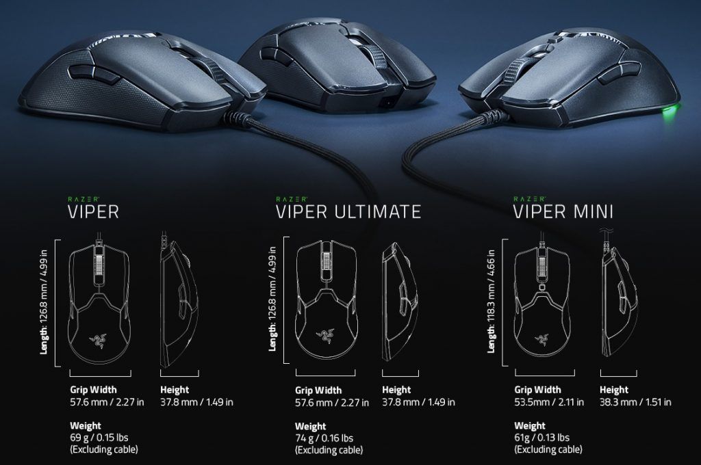 razer viper mini comparison