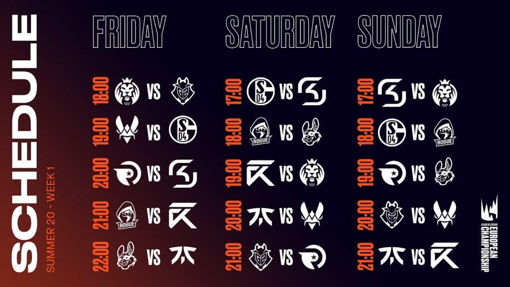 Dates and schedule announced for LEC Summer Split ONE Esports ONE