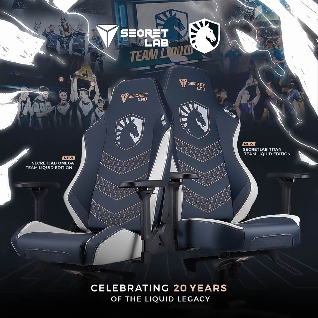 Team Liquid chooses Secretlab for 20th-anniversary gaming chair | ONE ...