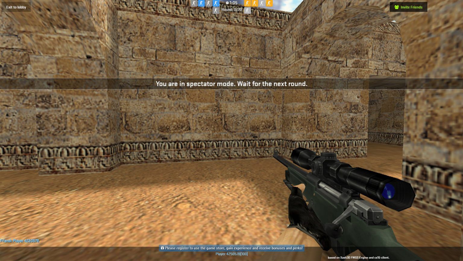 You can now play CounterStrike 1.6 on your browser ONE Esports