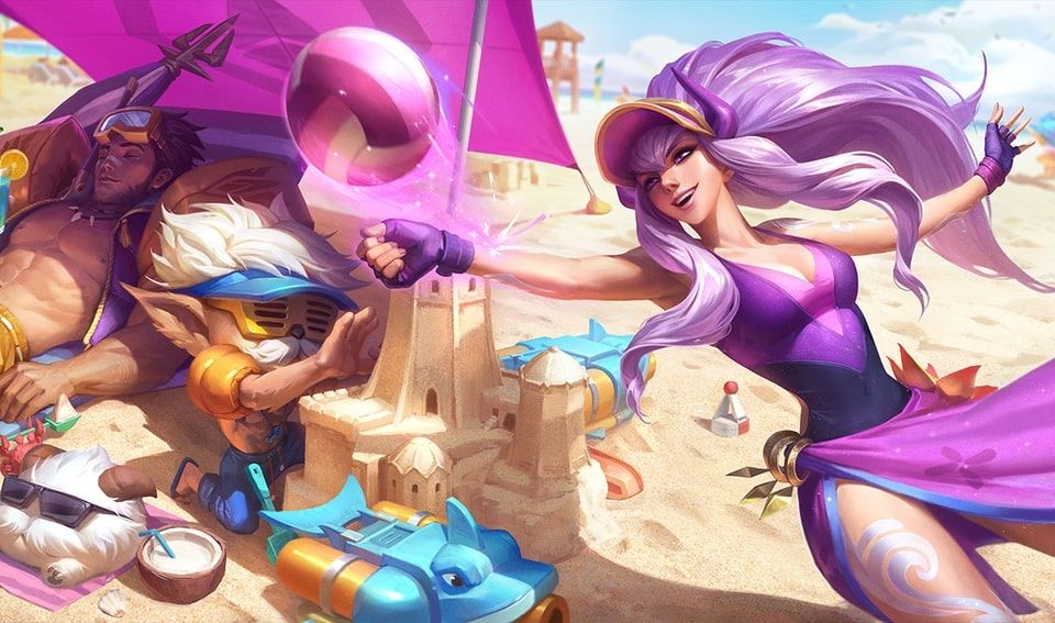 Here's first look at League of new Pool Party skins | ONE Esports