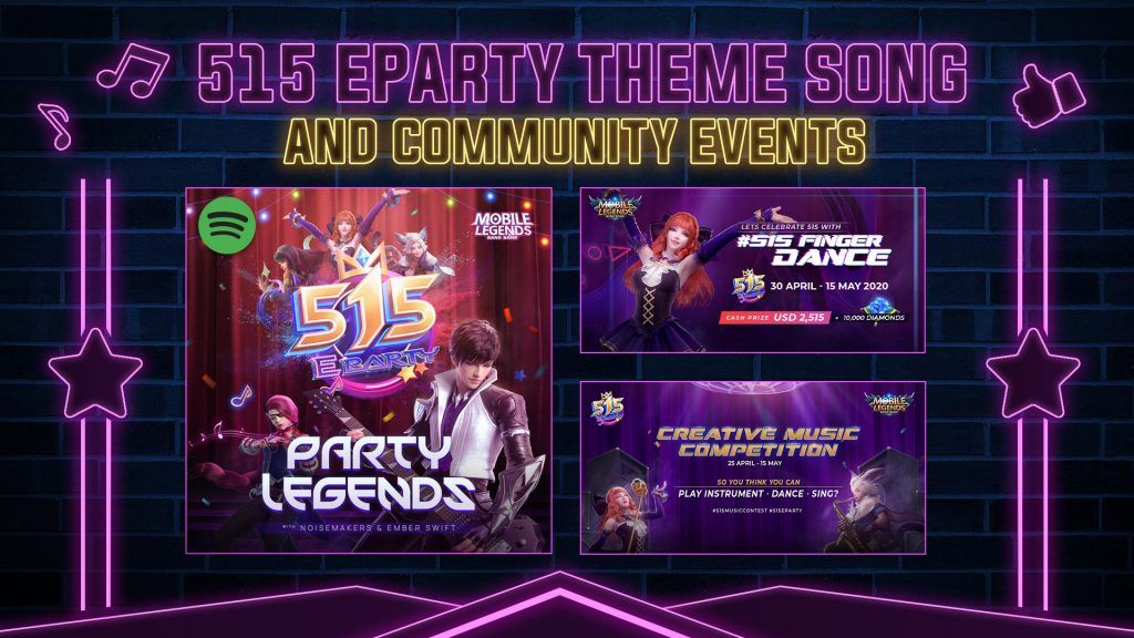 Mobile Legends: Bang Bang North America adds in-game events and  celebrity-driven promotional campaign during 515 event