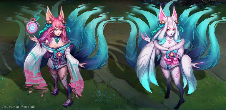 Riot Reveals Spirit Blossom Skins For Kindred Ahri Cassiopeia And Riven One Esports 