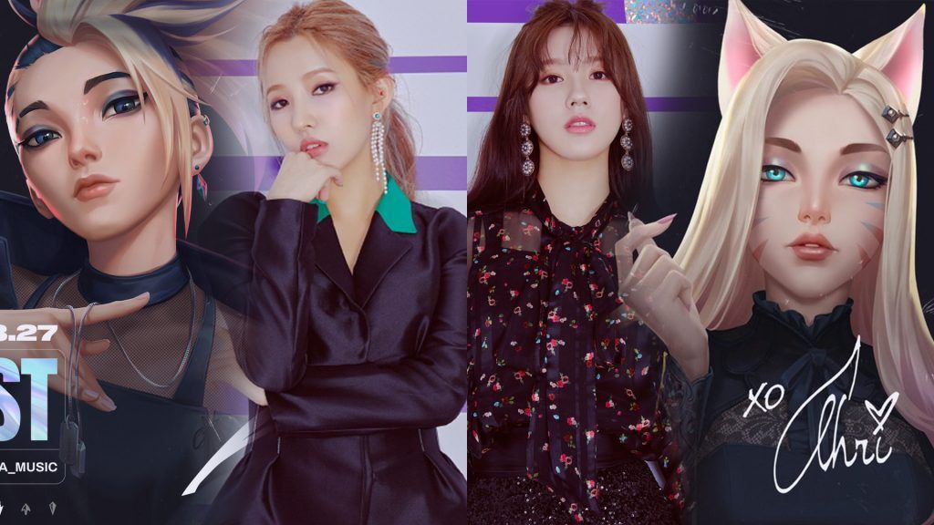 Watch (G)I-DLE's Soyeon and Miyeon react to K/DA's 'More