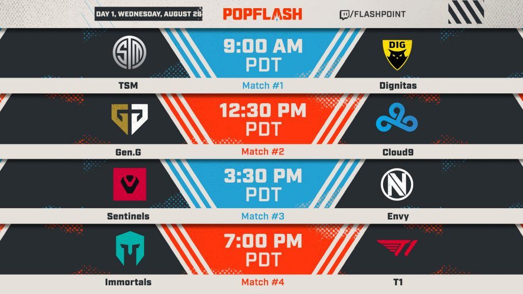 The TSM vs Sentinels rivalry is set to reignite at Pop Flash