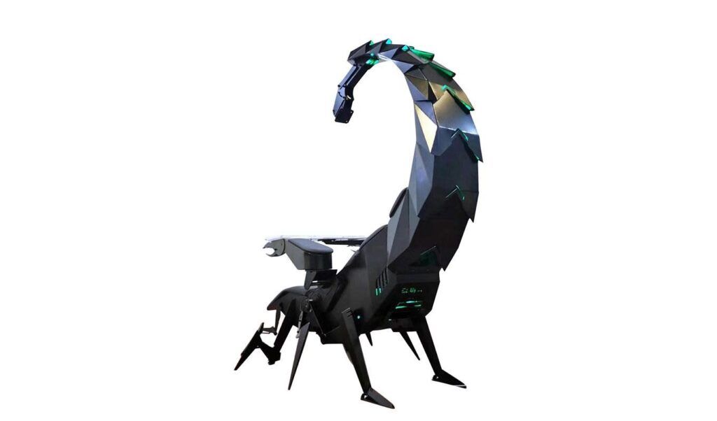 Game Like A Mech Pilot In This Scorpion Inspired Gaming Chair ONE Esports   Cluvens ScorpionCockpit Gallery002 1024x602 