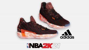 Damian Lillard debuted his latest signature shoes in NBA 2K21