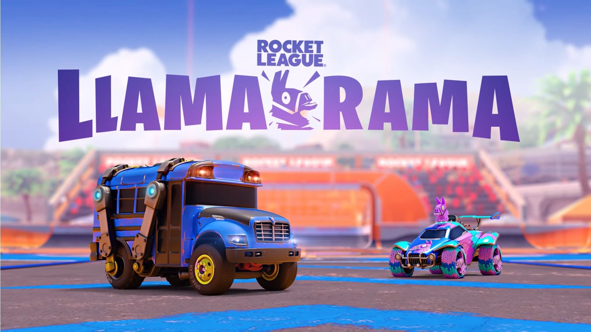 Fortnite chào đón Rocket League đến Epic Games Store cùng với Llama-Rama