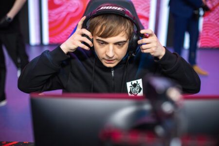 G2 Esports Caps at the League of Legends World Championship 2020.