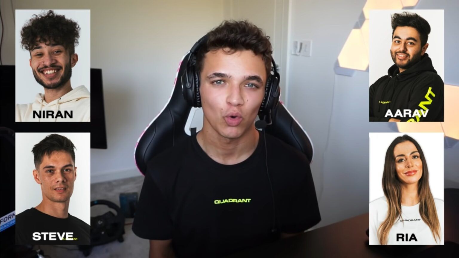 F1 driver, Lando Norris, launches his own esports team, Quadrant ONE
